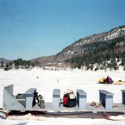 Group transportation to the cabins