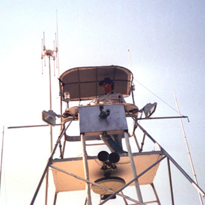 Joe in Hatteras tuna tower