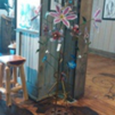 Leo Miller Garden Art whirligig 2015