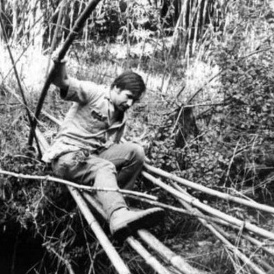 Not easy going in the bamboo forest