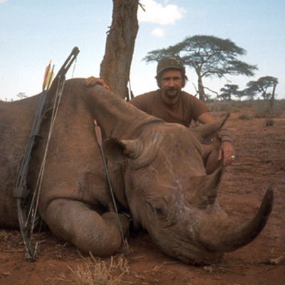 Rhino with a Bow 
