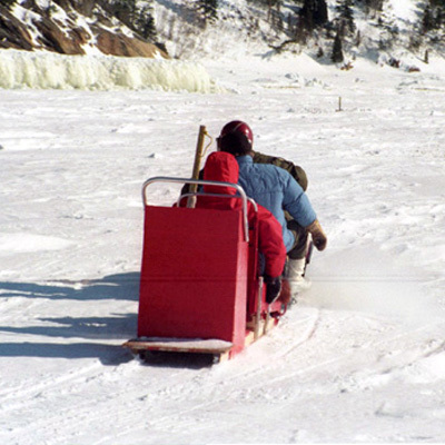 This is how you move to the different ice holes