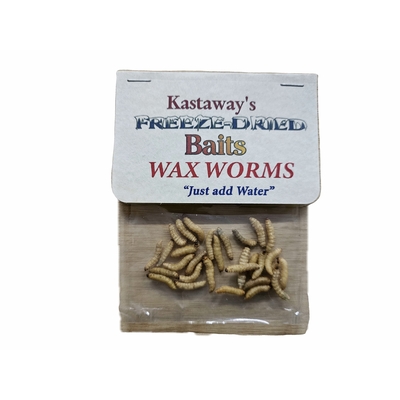 Kastaway's Freeze Dried Wax Worms 2 Pack